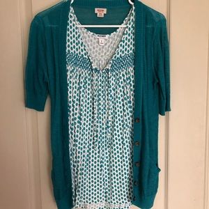 lightweight and flowy tank top/cardigan set